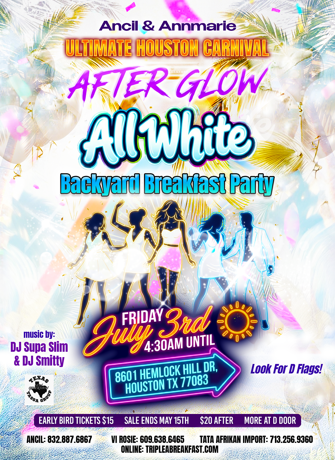 ANCIL HOUSTON CARNIVAL BREAKFAST PARTY